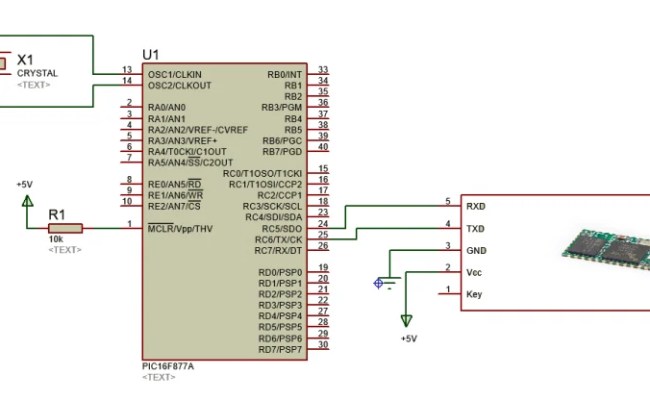 Bluetooth Module HC 05 Interfacing With Pic Microcontroller