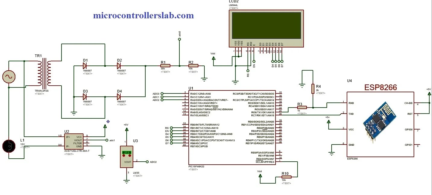 Patient Monitor Circuit Diagram