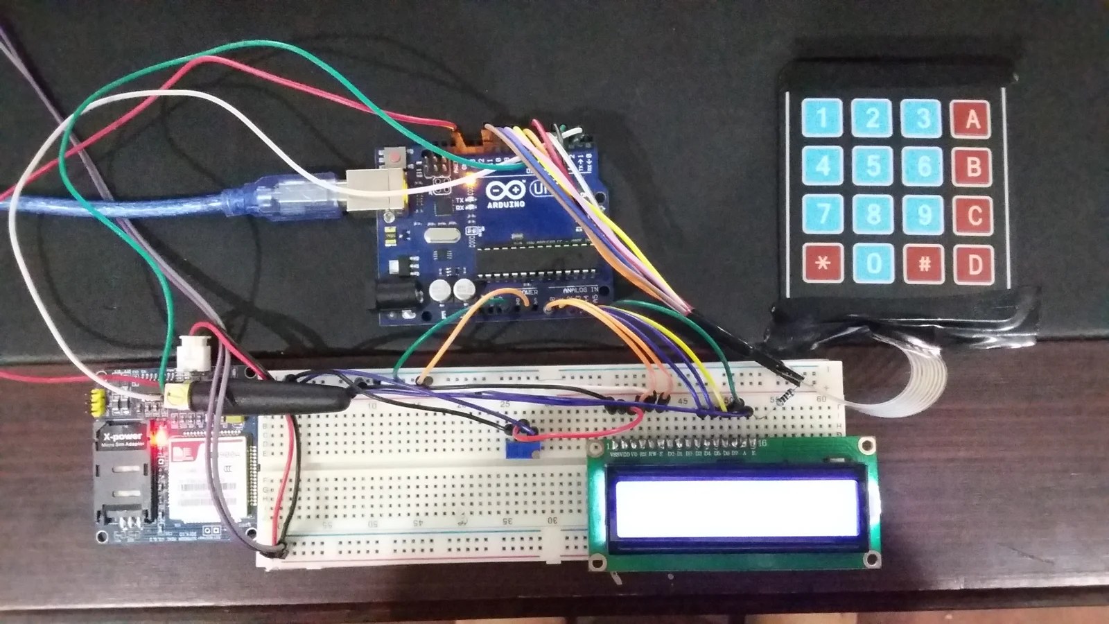 Sending Data to server using gsm and arduino Web server data