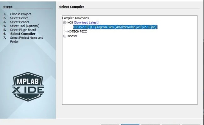 MPLAB XC8 Compiler Getting Started Tutorial, Write Your First Program