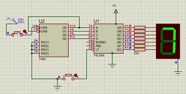 Draw The Circuit Diagram Of Bcd To 7 Segment Decoder And Write Its ...