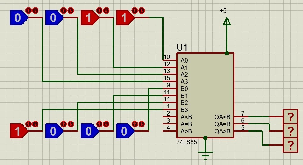 3 bit magnitude comparator circuit diagram Circuit Diagram