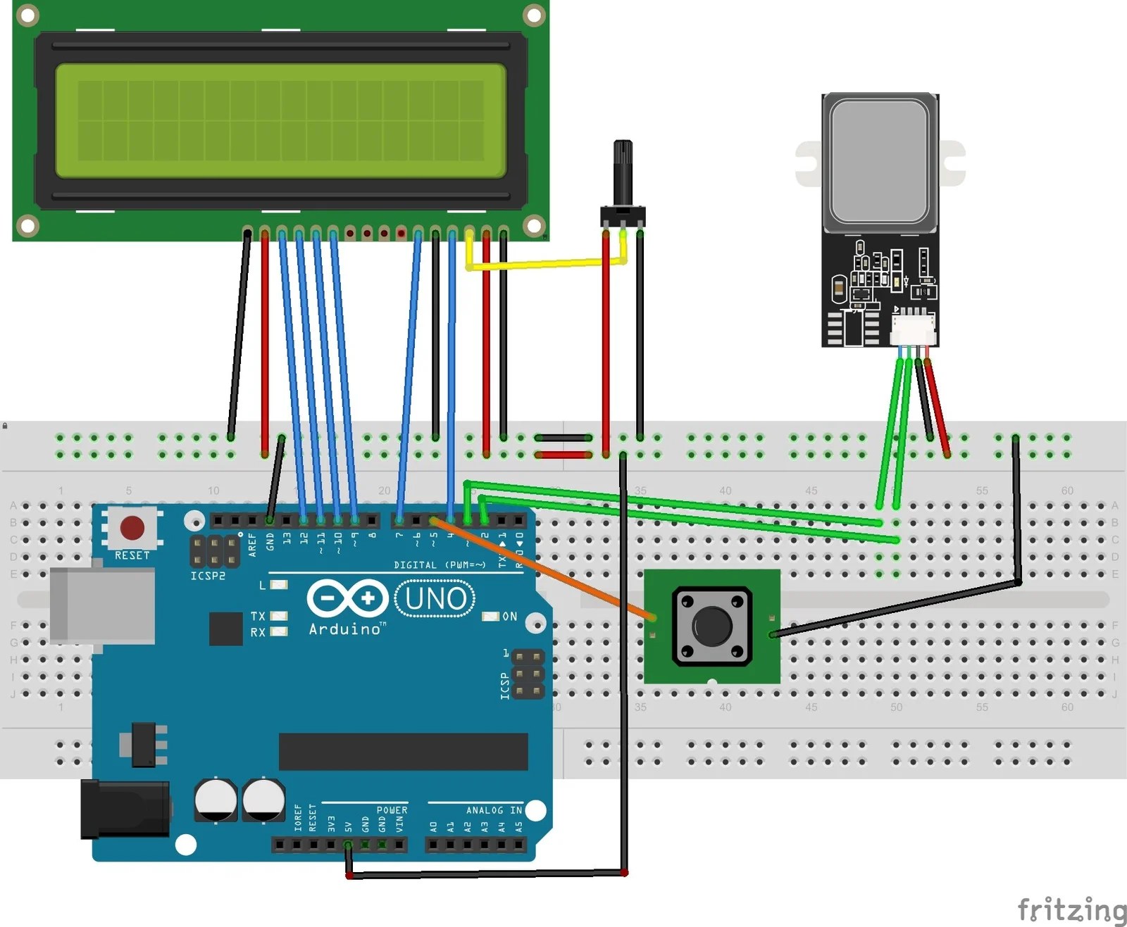 Schematic Diagram Of Fingerprint Sensor