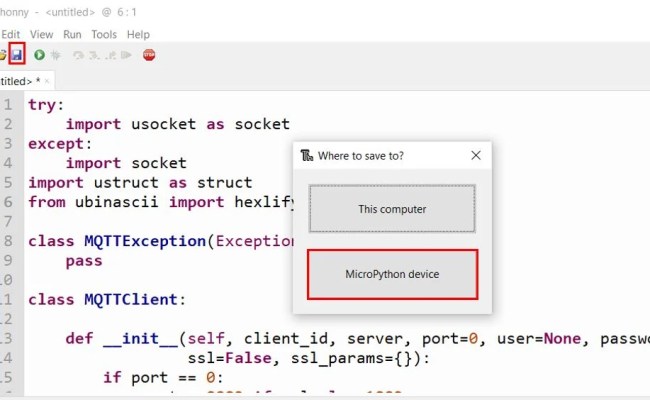 Raspberry Pi Pico W MQTT Publish Sensor Readings To Node-Red