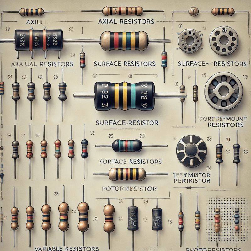 Electronics Components Resistors Beginners Guide - Premium Gradient Background Gallery - Mobile