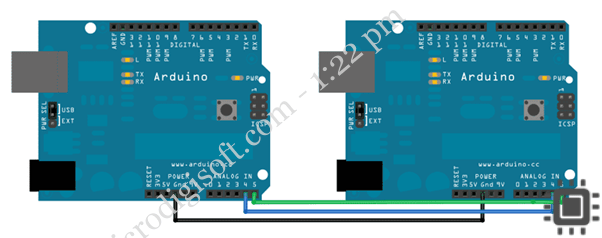 I2C Communication between Two Arduino Boards | microdigisoft.com