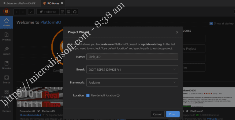ESP32 And ESP8266 Boards With VS Code And PlatformIO IDE
