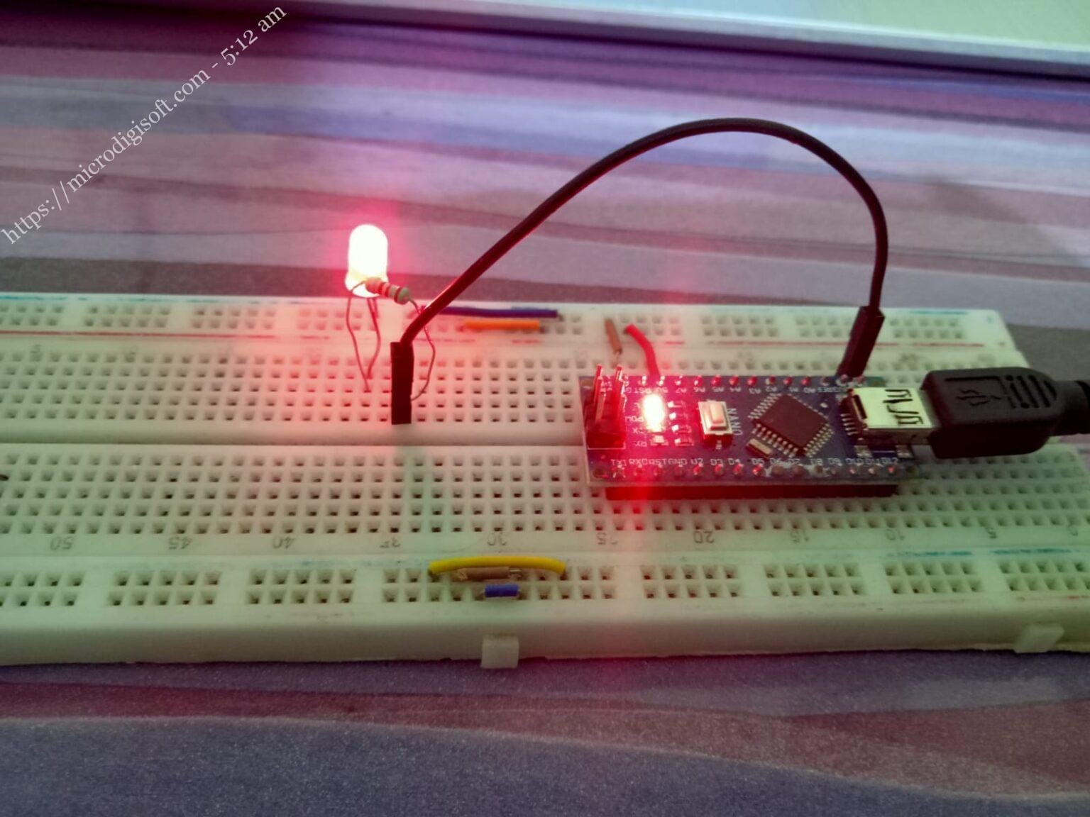 LED Blinking Tutorial With Arduino Nano For Beginners