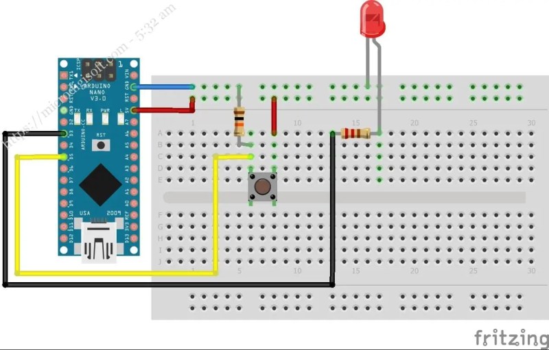 Push Button Module With Arduino Step By Step Guide Circuit Magic - Amazing Mountain Design - Desktop