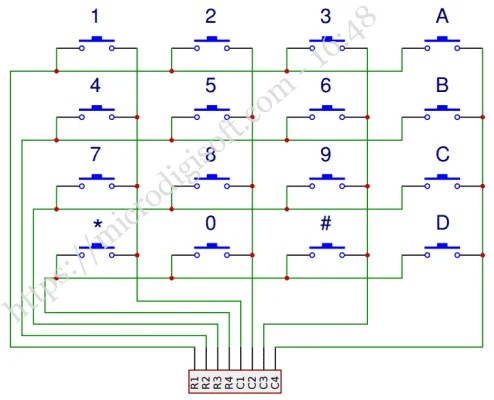 4x4 Matrix and 4x3 Matrix Keypad Module with Arduino Uno