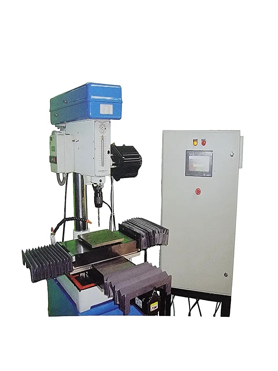 Automated CNC Drilling Machine, a cutting-edge marvel that seamlessly combines precision drilling with advanced automation technology. Witness the future of manufacturing efficiency and excellence