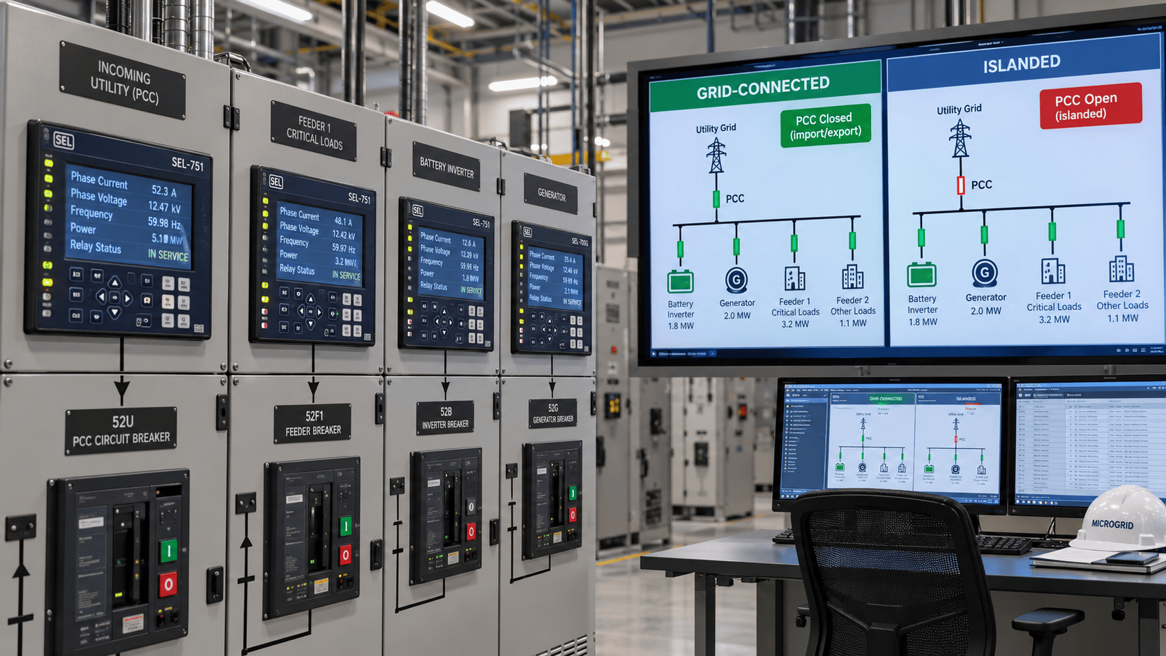 Microgrid Protection: How Relays and Breakers Protect Grid-Connected and Islanded Systems
