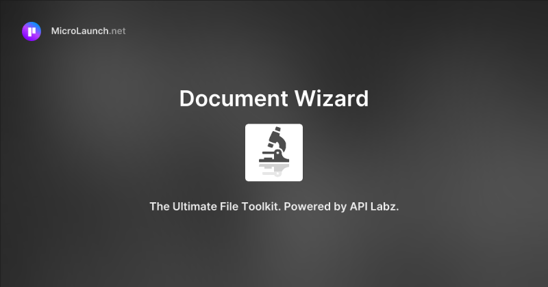 Document Wizard - Stunning Light Picture - 4K