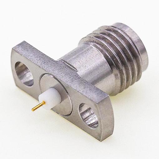 2.92mm Female Thread-in RF Connector, 12.7 x 4.8mm / 0.500 x