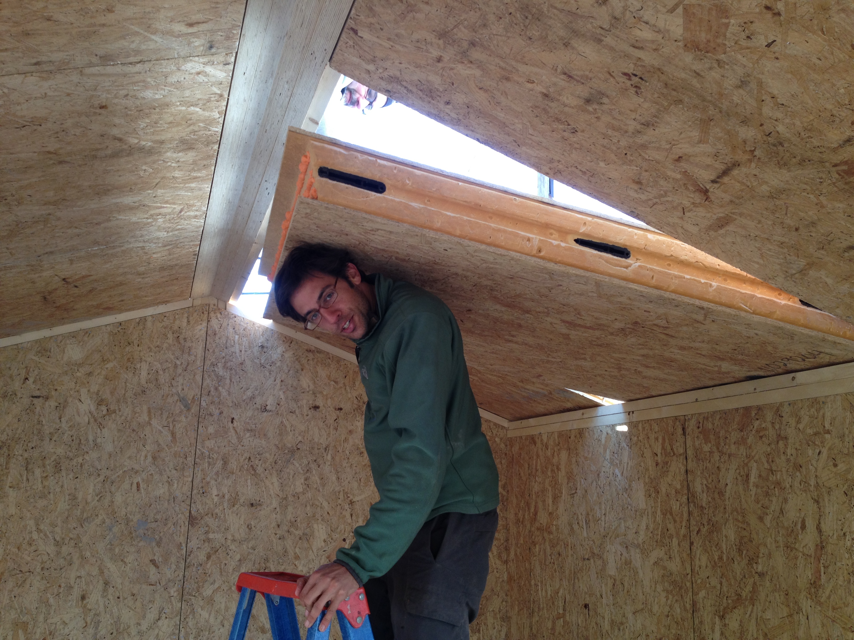 Last SIPs panel installed