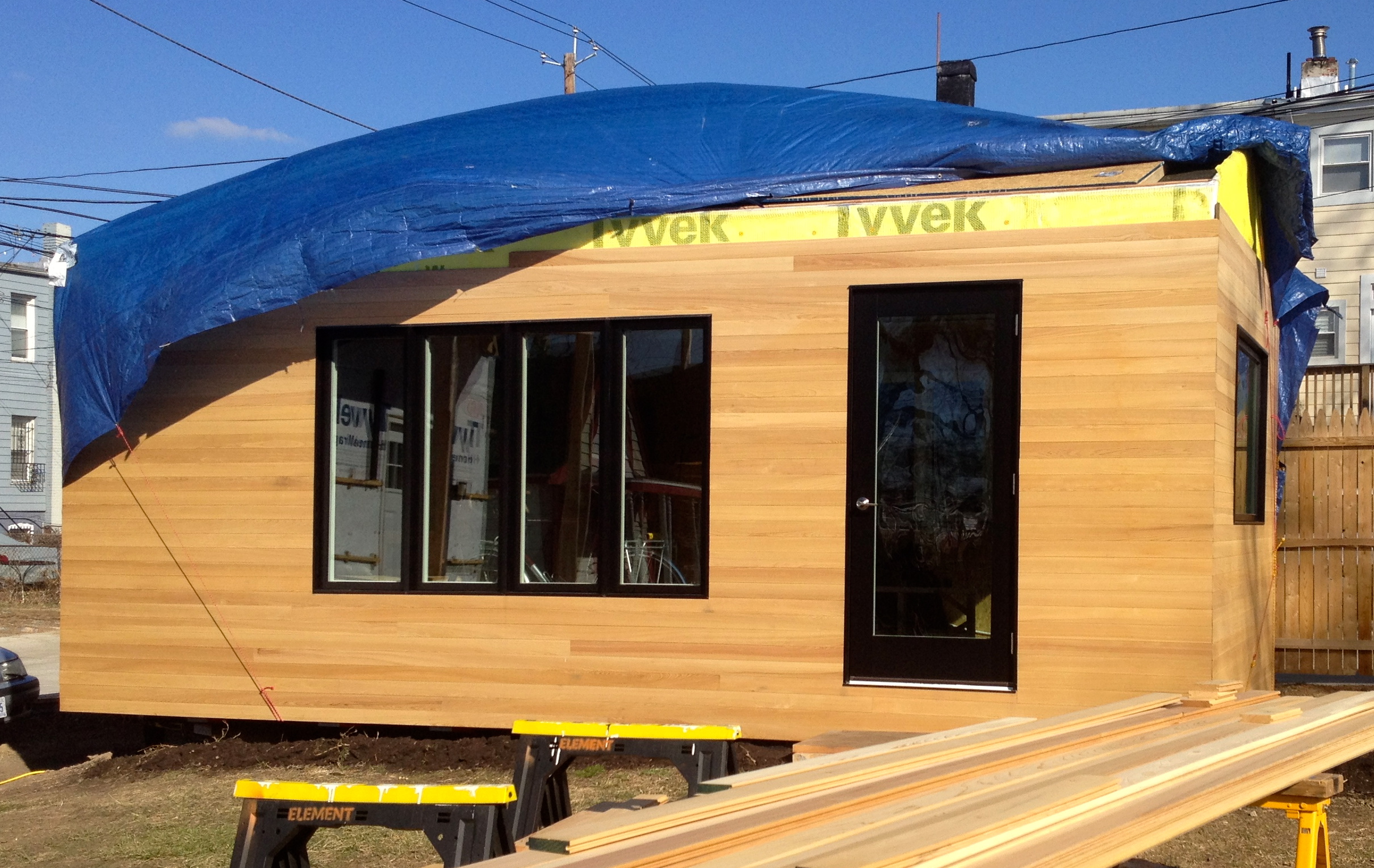 Siding nearly completed