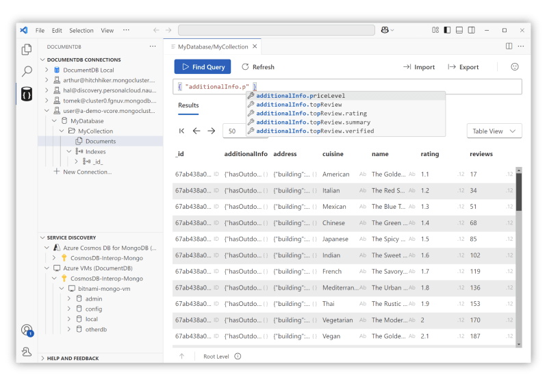 Documentdb For Vs Code Extension V0 2 4 Released Microsoft Vscode - Ultra HD Vintage Image - Desktop