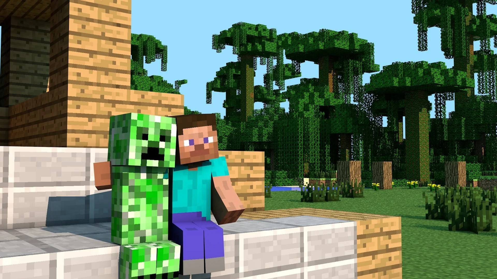 wallpapers Imágenes De Logotipo De Minecraft los creadores de minecraft estrenan