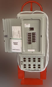 If the circuit breaker receives too much voltage, the mechanism that causes the … Portable Power Panels