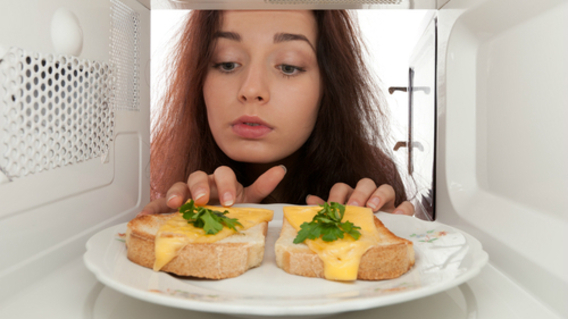 Microwave Student Food