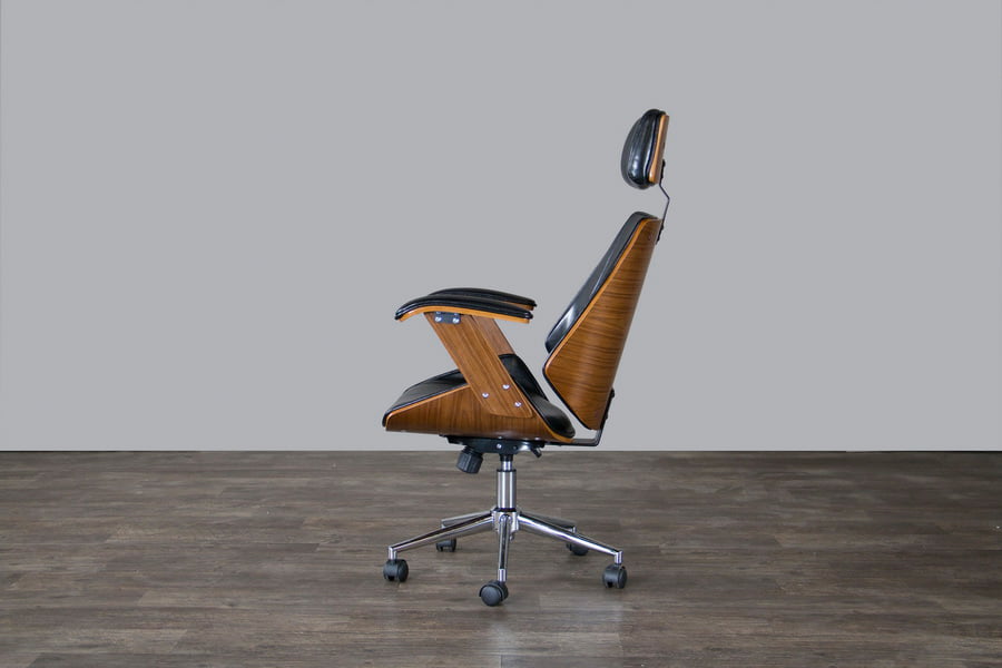 Hamilton Modern Office Chair Bent Plywood Design Mid Decco