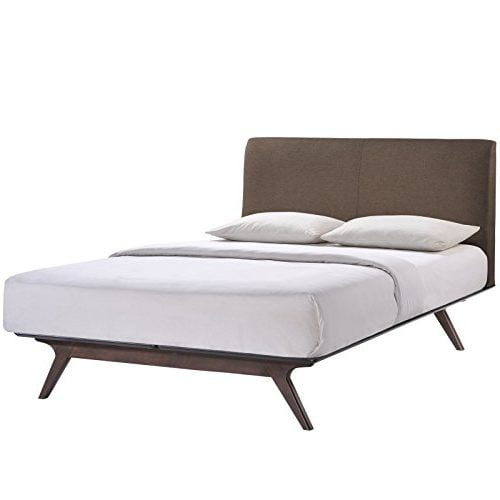 Tracy Mid Century Modern Wood Platform Bed Mid Decco
