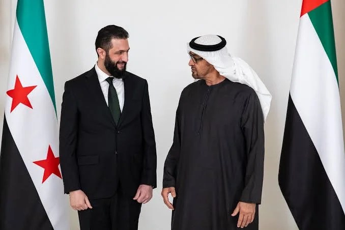 قمة أبوظبي.. محمد بن زايد وأحمد الشرع يؤكدان وحدة المسار نحو أمن واستقرار المنطقة