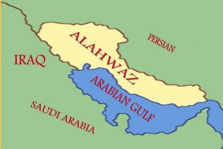 Saudi Arabia And Iran Volatile Political Geography Of Oil And Al Ahwaz Map 