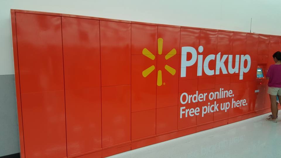 Walmart Locker on Mid-Life Blogger