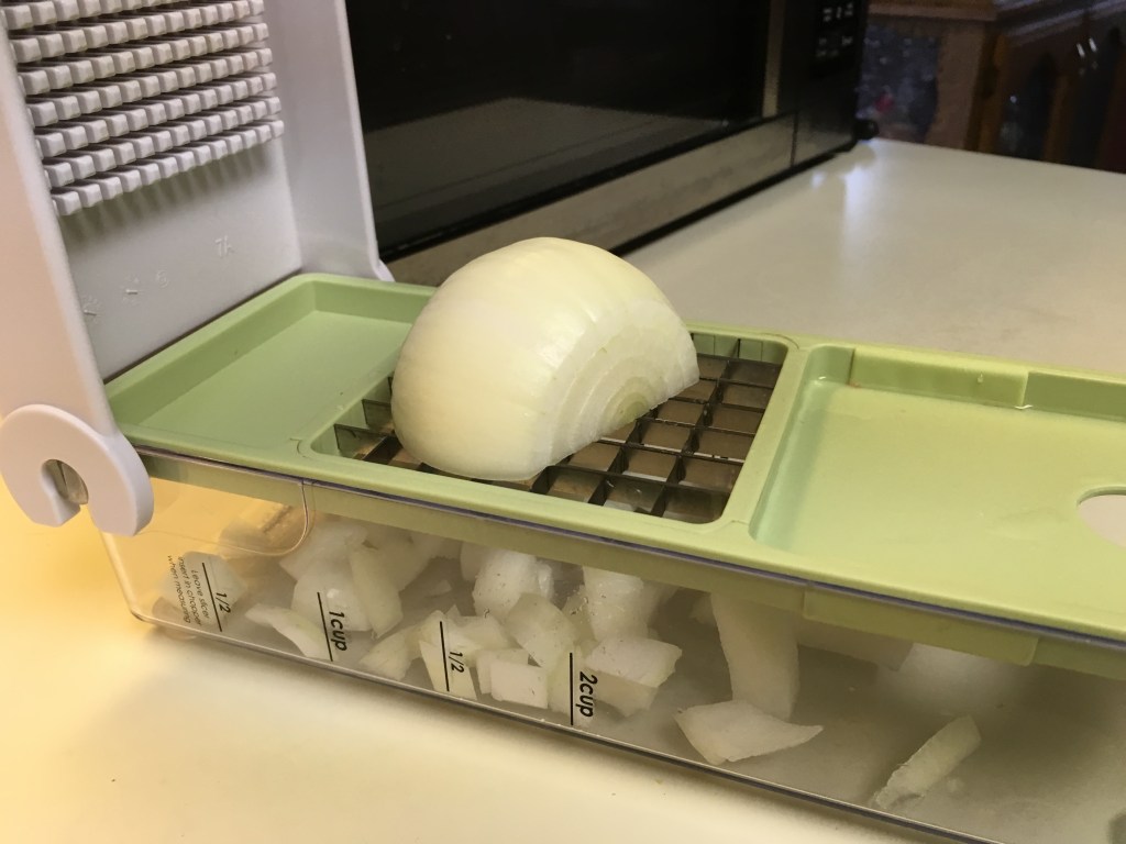 Vidalia Chop Wizard Makes Quick Work of Chopping Onion