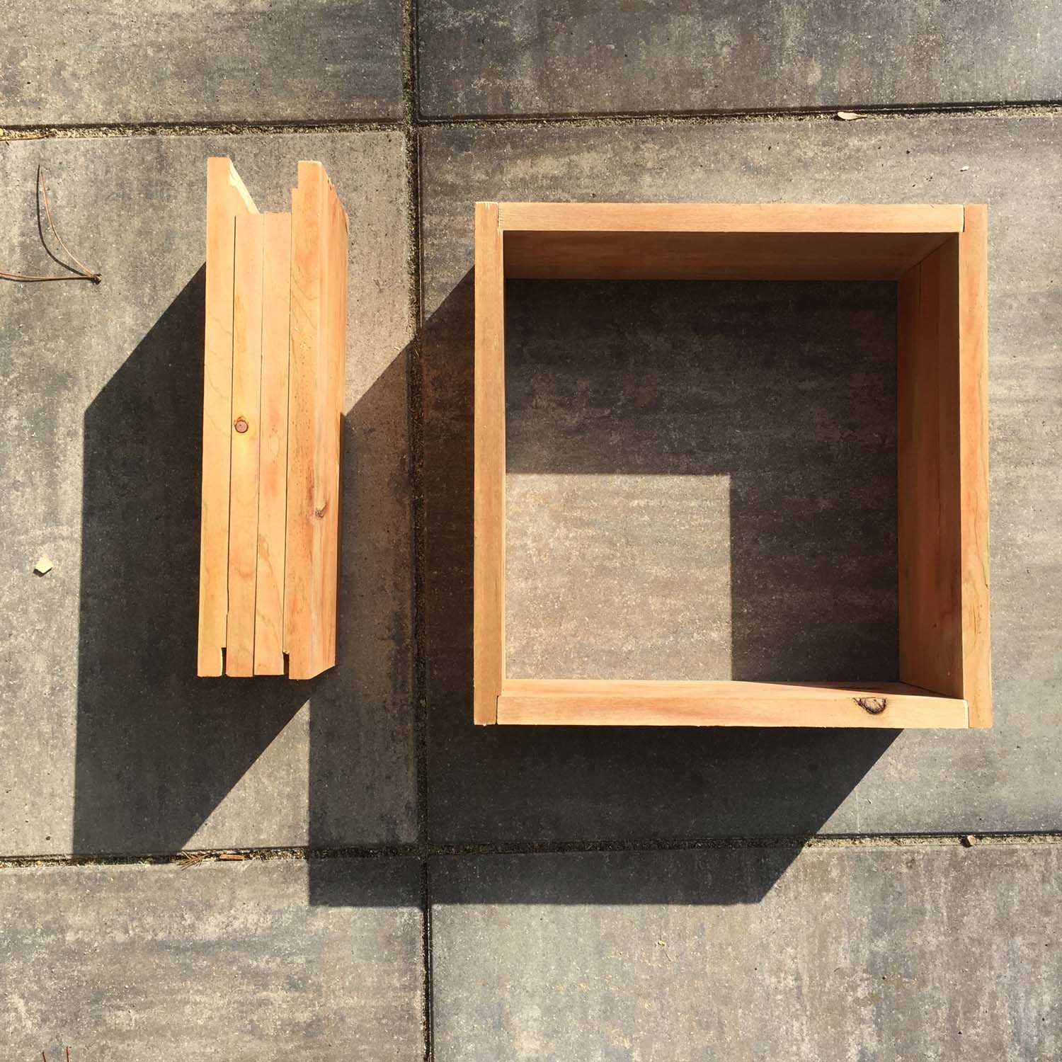 simple wood window frames