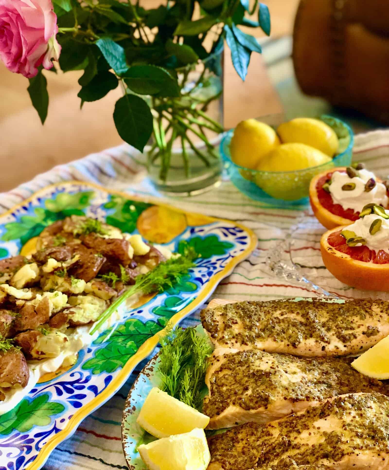 A Bright Early Spring Dinner Party