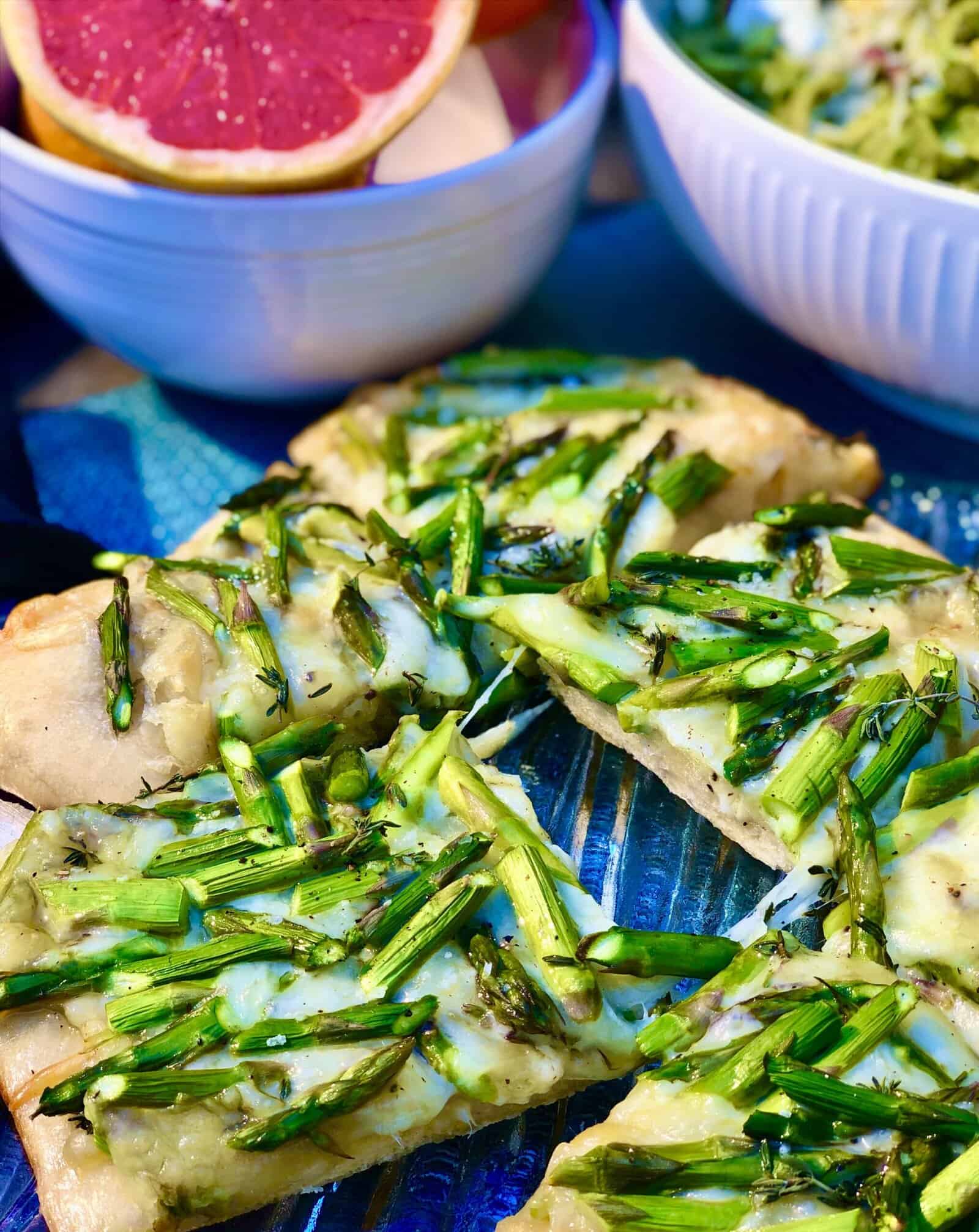 Asparagus, Fontina, and Thyme Flatbread