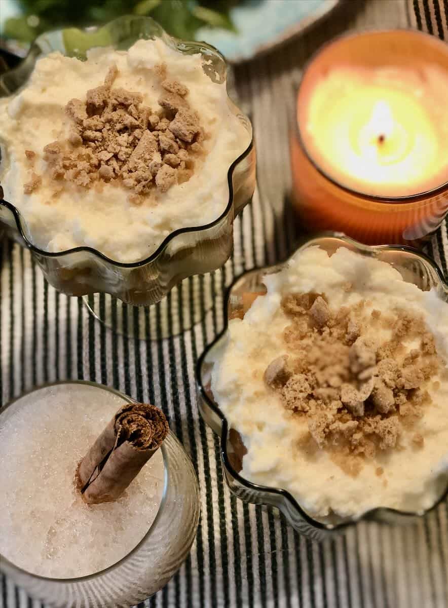 Spiced Apple and Amaretto Mascarpone Parfaits: A Simple Date Night Dessert