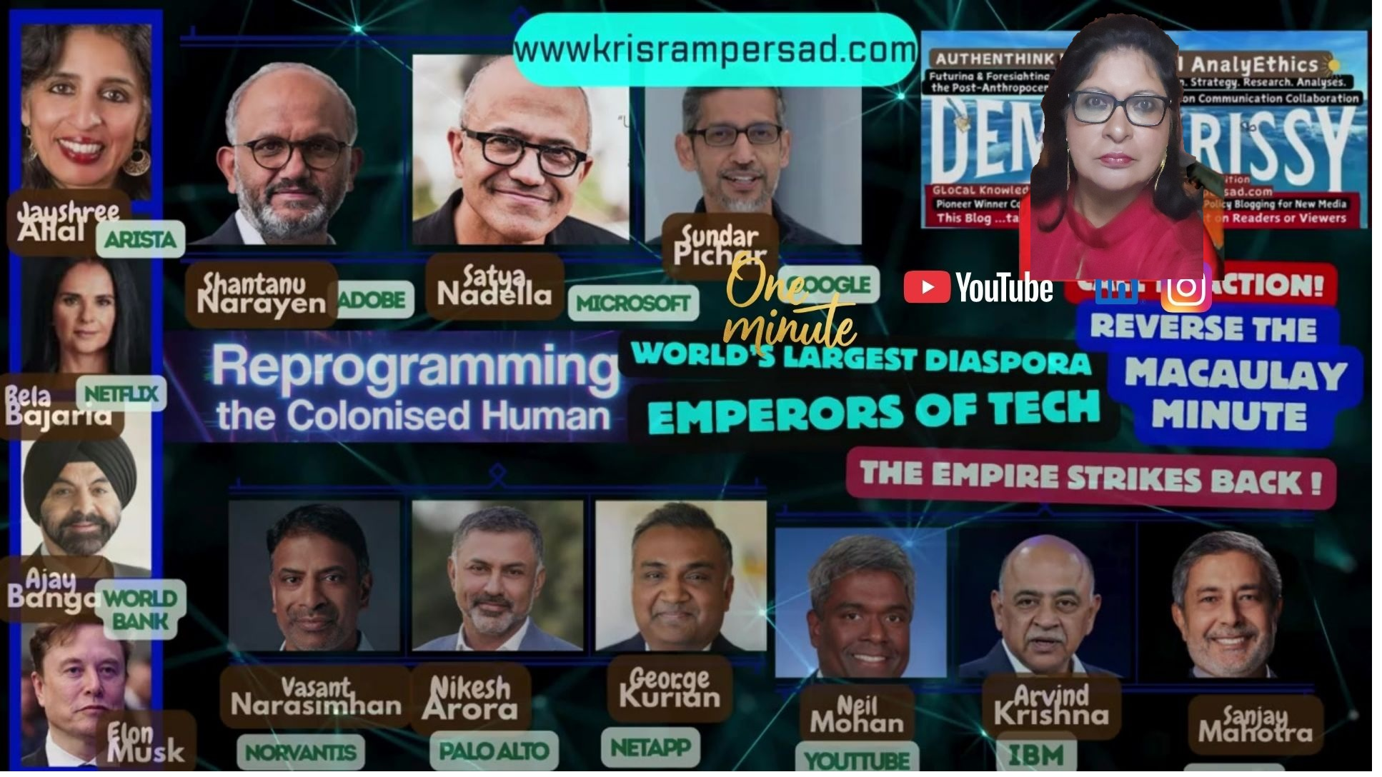 12 Emperors of Tech, one globe-trotting truth-seeker with a rare roadmap and one tech minute to Reversethe Macaulay Minute & change the course of the New Age War for Peace more at www.midnightblue-snake-932313.hostingersite.com