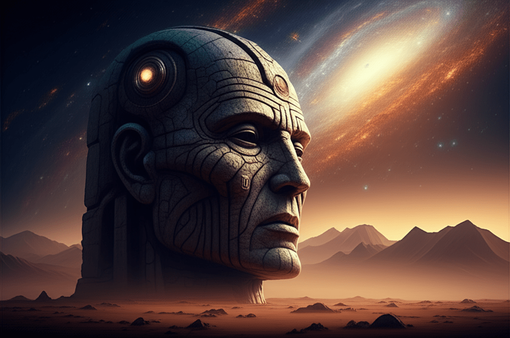 Generate a high-quality, relevant image prompt for an article about: Cosmic Shifts: The Cyclopean Si