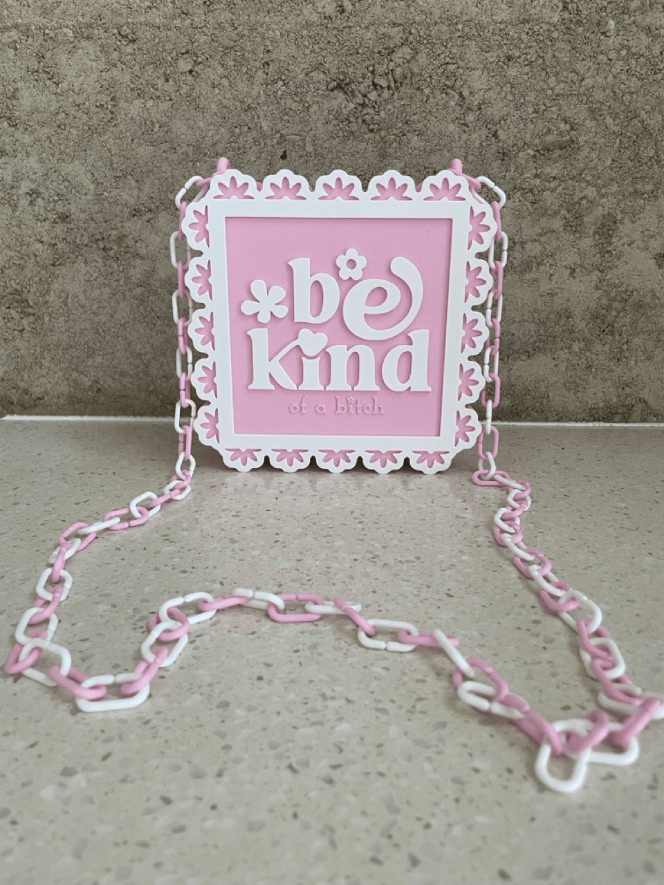 Be Kind (of a Bitch) Crossbody Handbag
