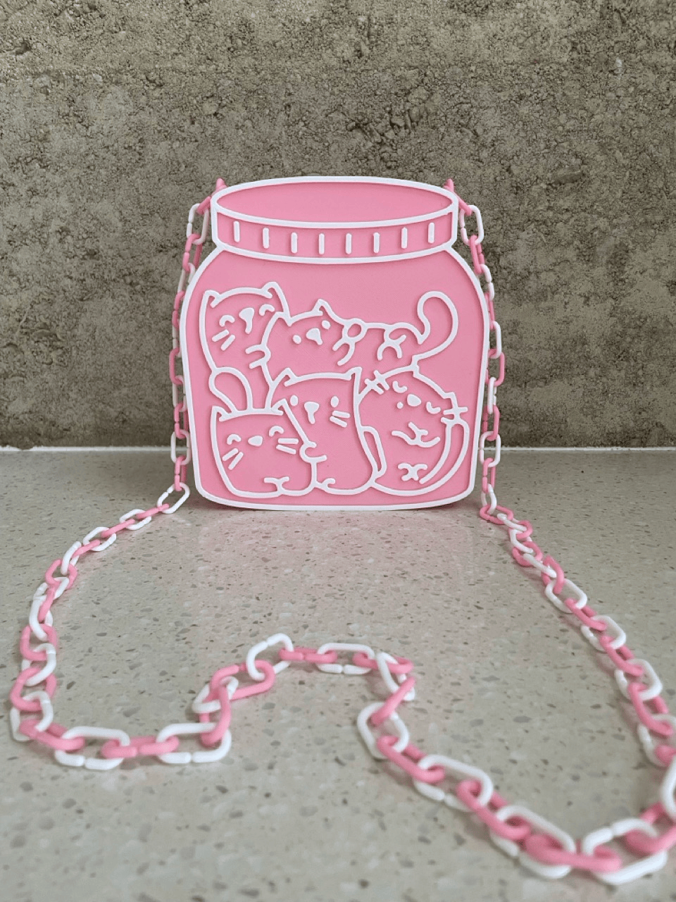 Jar of Cats Crossbody Handbag