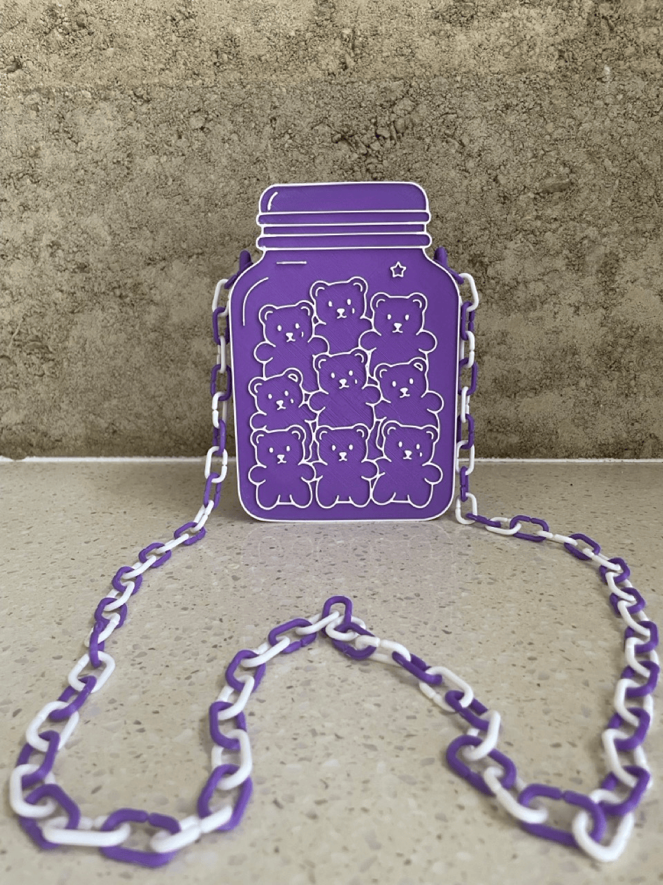 Jar of Bears Crossbody Handbag
