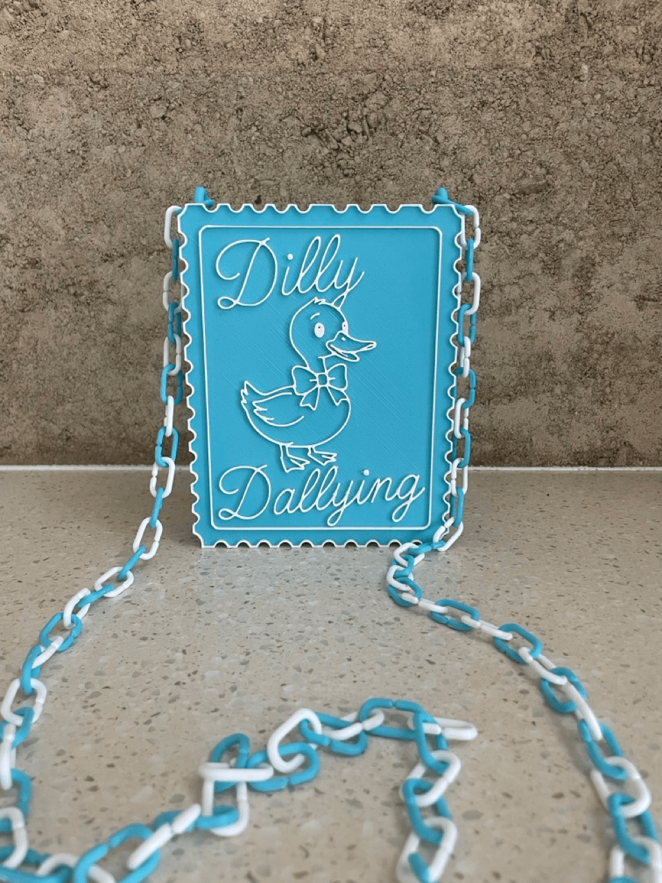 Dilly Dallying Duck Stamp Crossbody Handbag