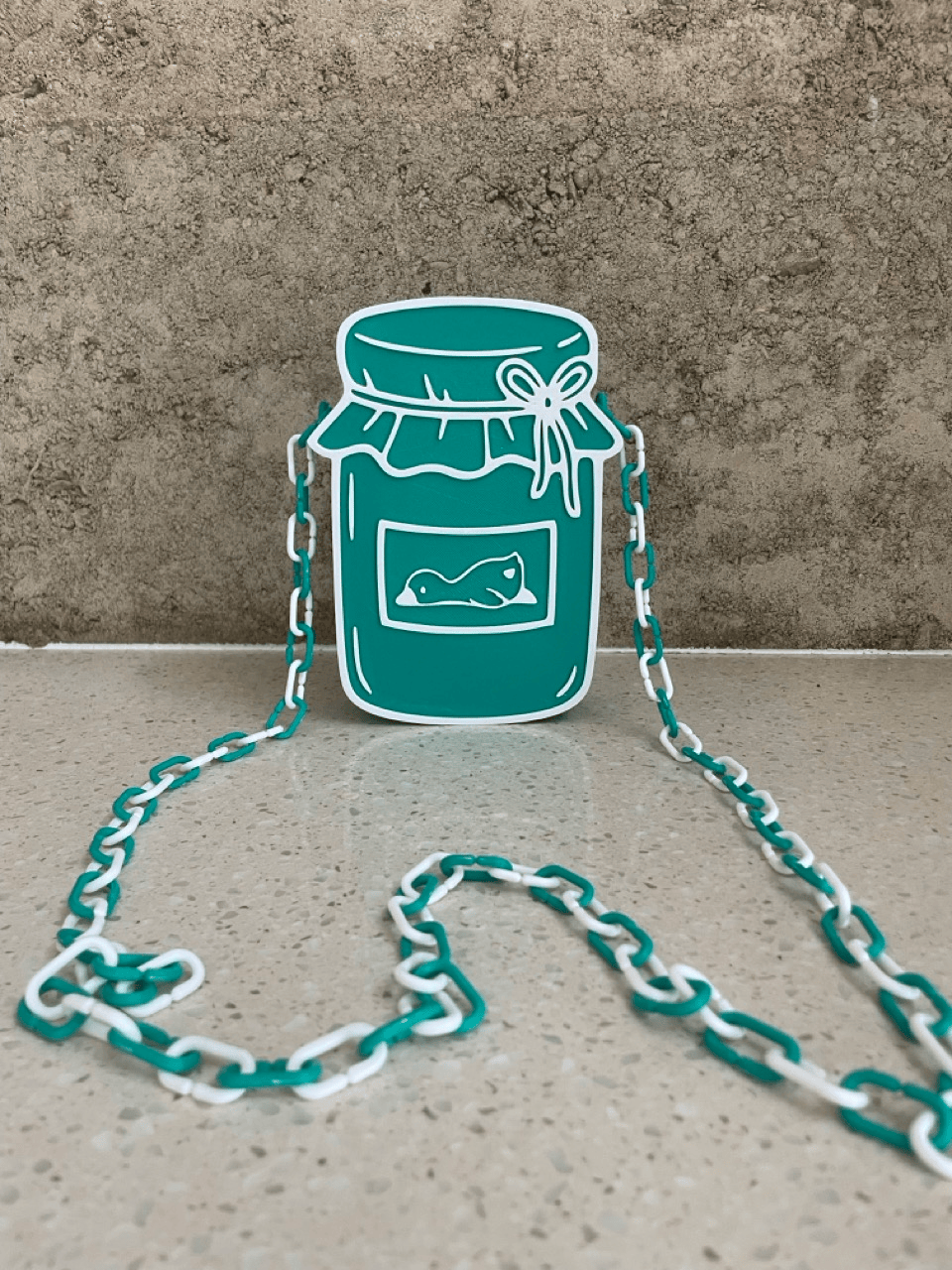 Green Silly Goose-berry Jam Crossbody Handbag