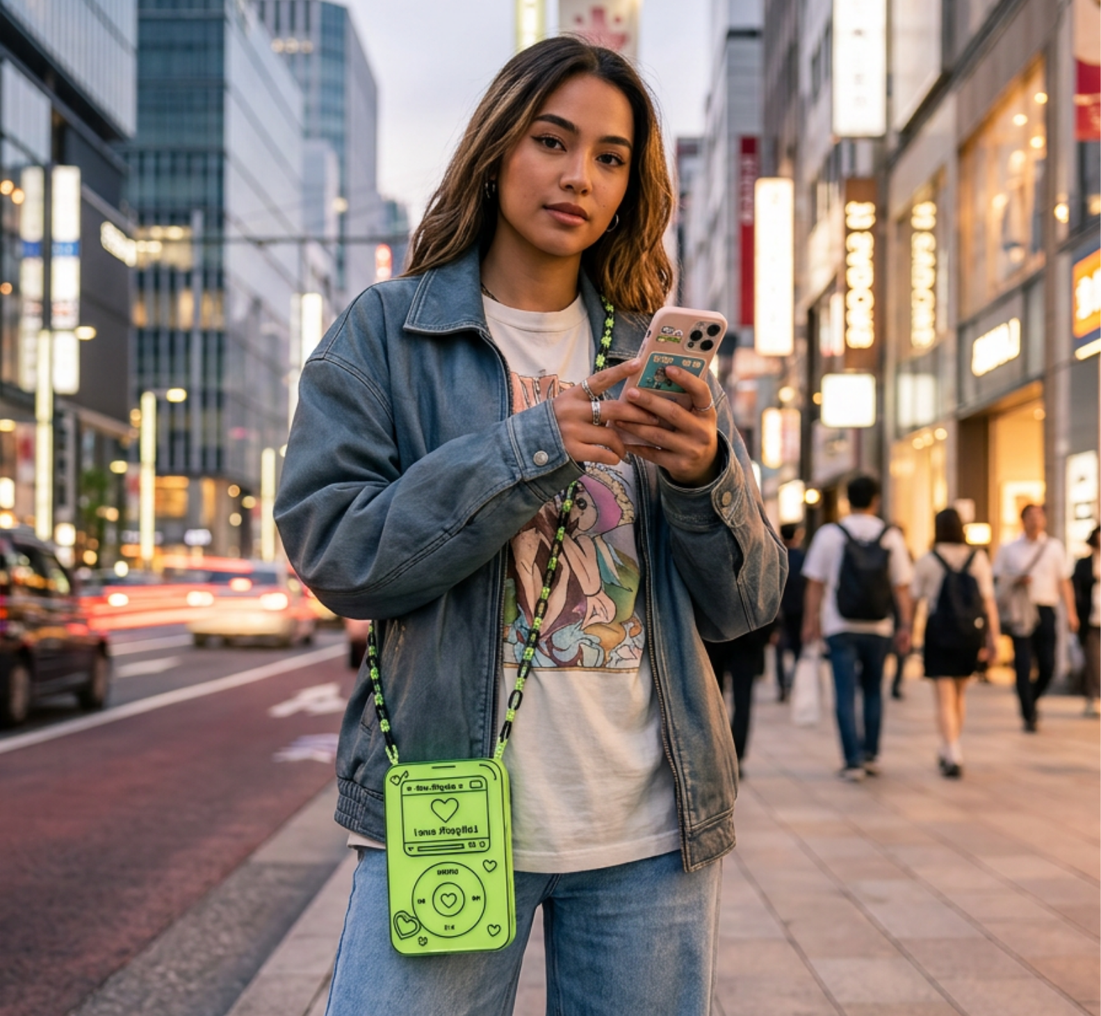 Y2K MP3 Player Crossbody Handbag