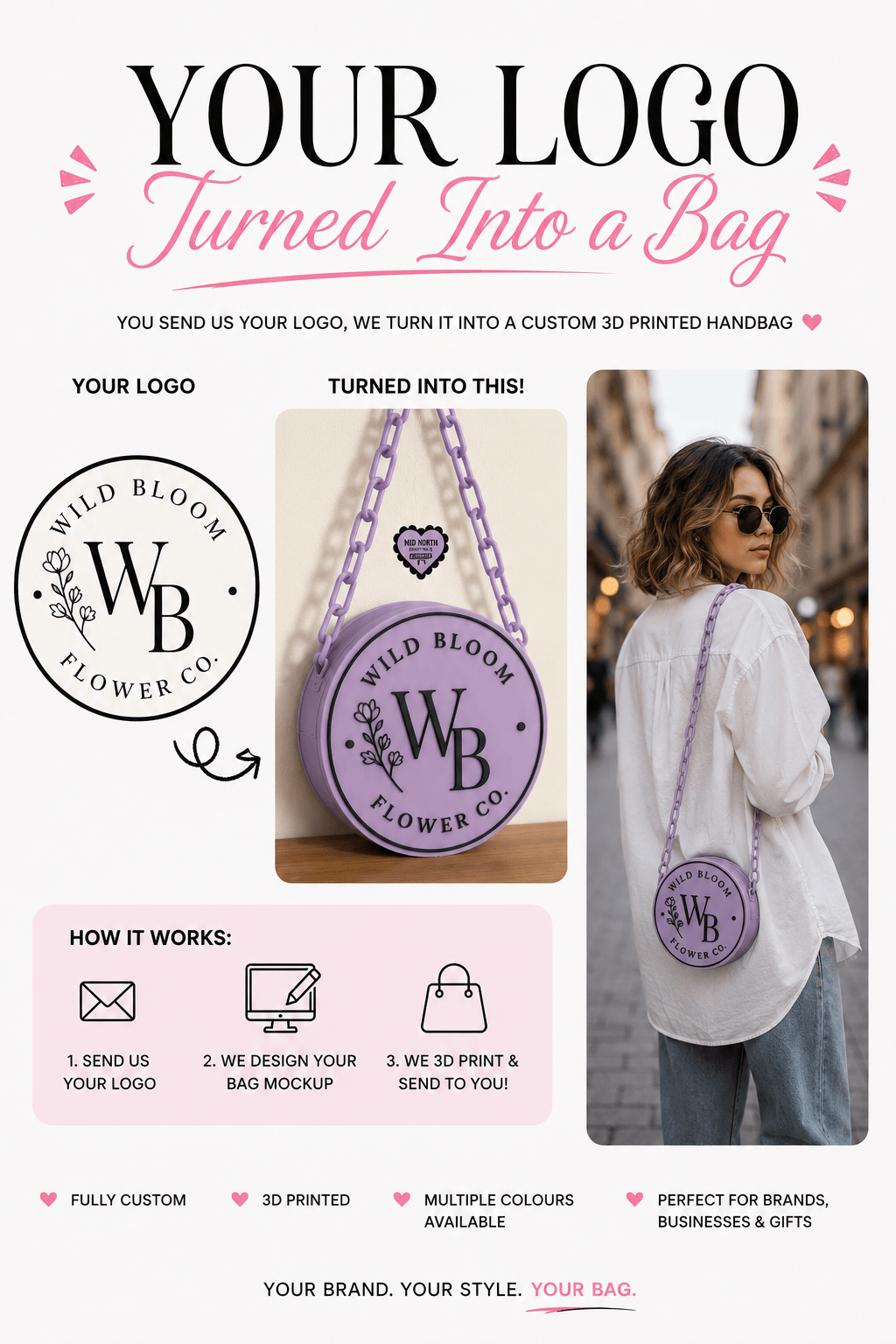 Custom Logo Handbag