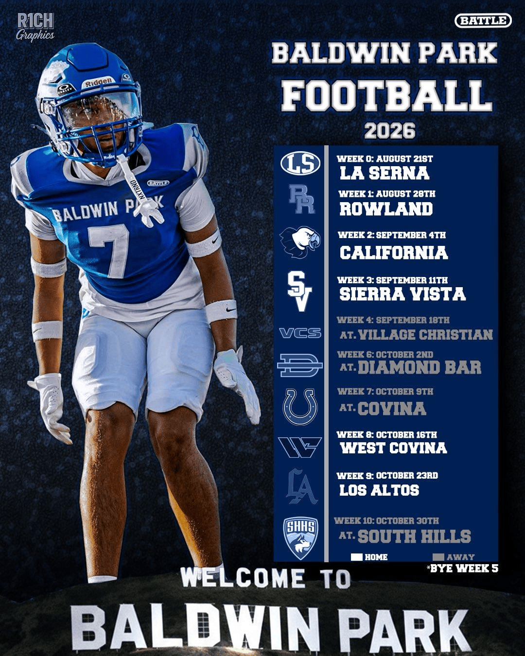 Baldwin Park 2026 Football Schedule Com Image 