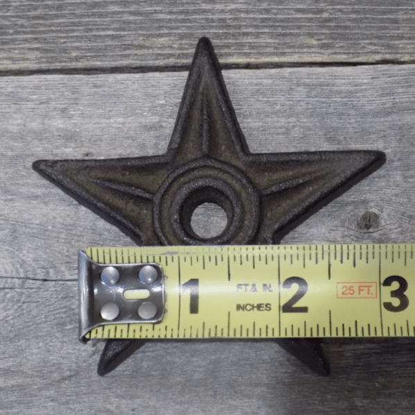Cast Iron Star Washers 3 7/8″ Wide Rustic Color MIDWEST CRAFT HOUSE