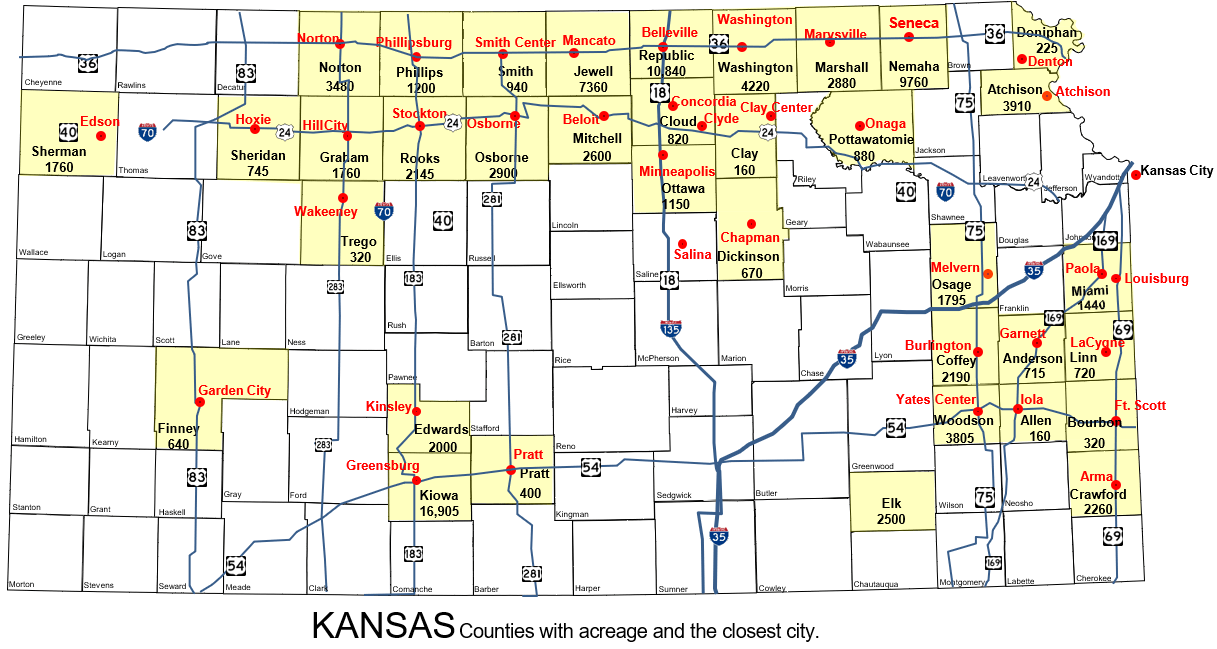Kansas Hunting Section Map At Roxanne Corley Blog KANSAS MAP 
