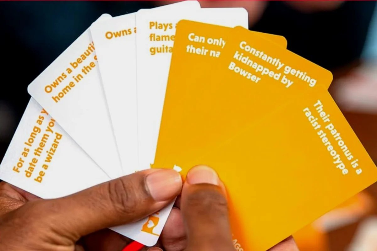 Red Flags is, finally, a party game you can use at your next relationship party. So, all the players in group 3-10, (in reality, it doesn't matter-it can be any size) are just single and looking for some love.