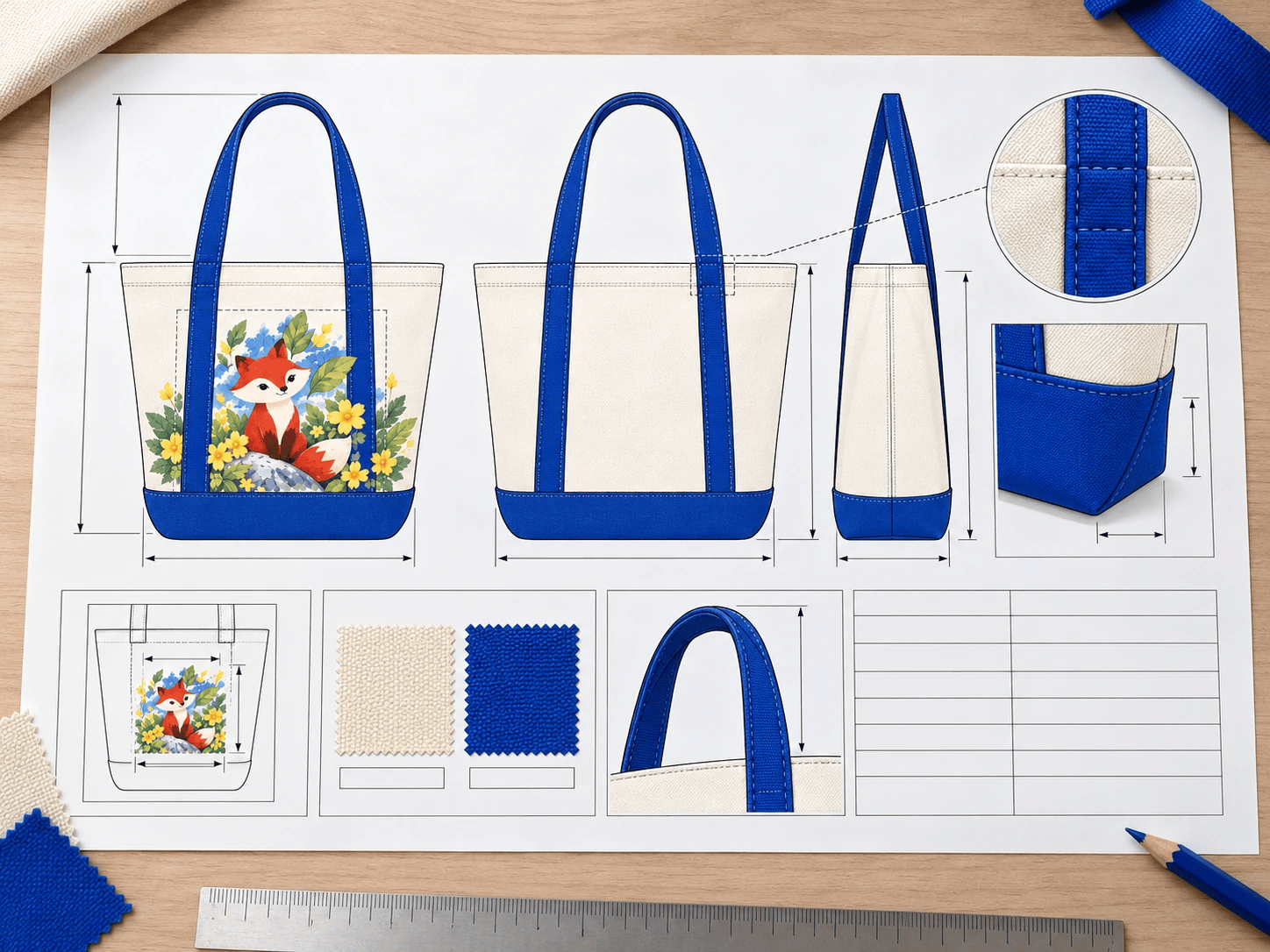Illustrative technical pack concept