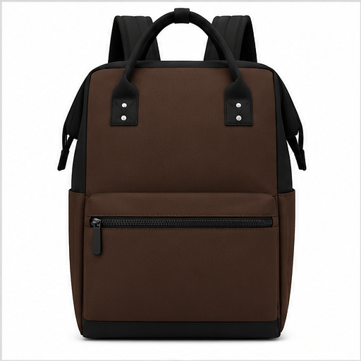 Custom Solid Brown Backpack Manufacturer