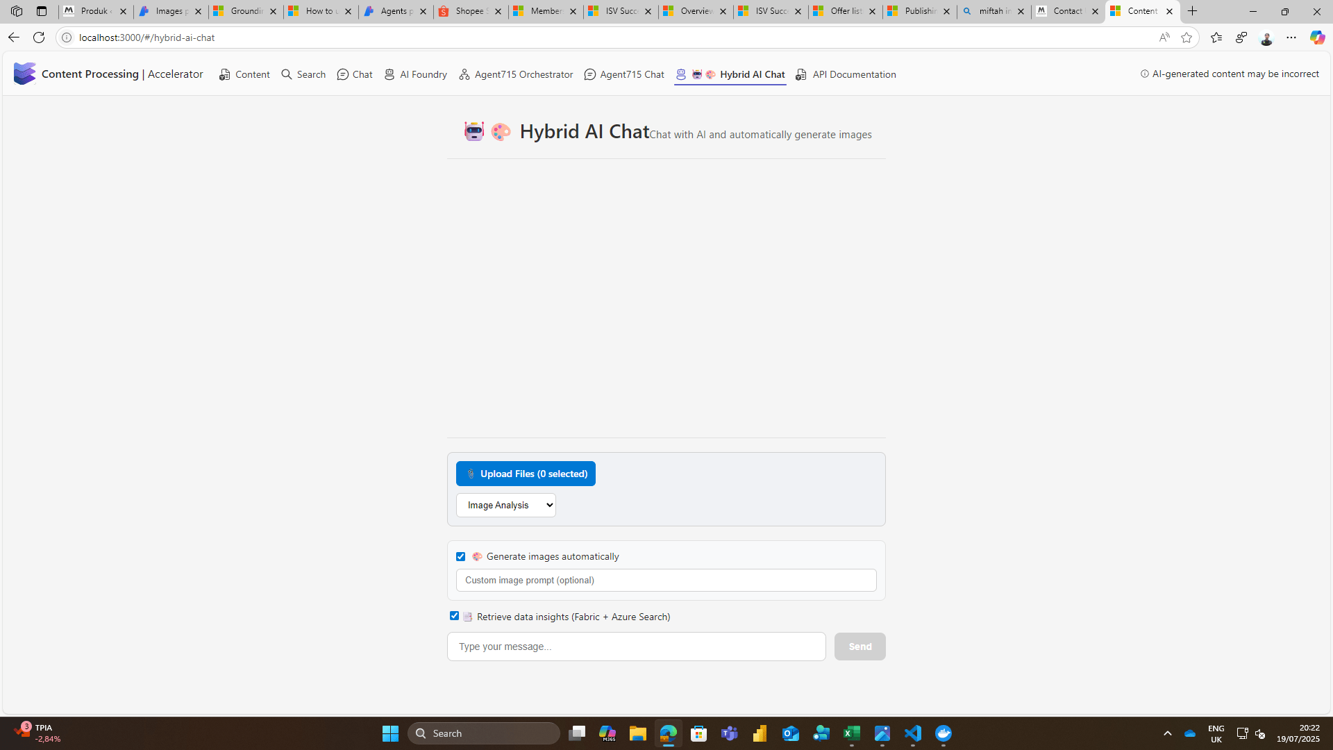 Hybrid Content Processing AI